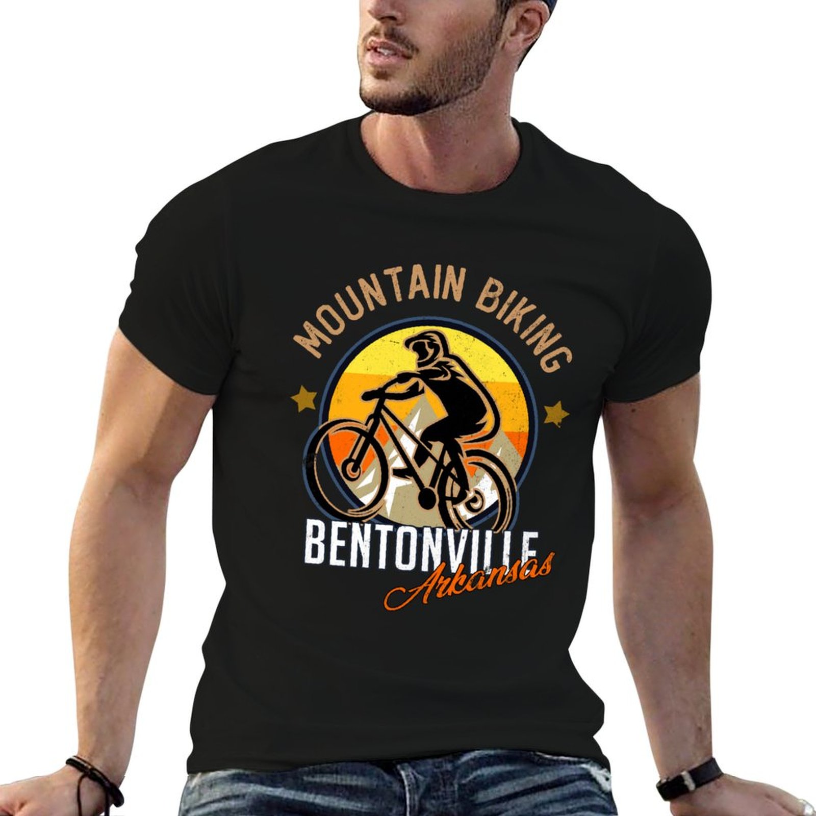 Mountain Biking Bentonville Arkansas - bentonville arkansas mountain biking T-Shirt Fashion