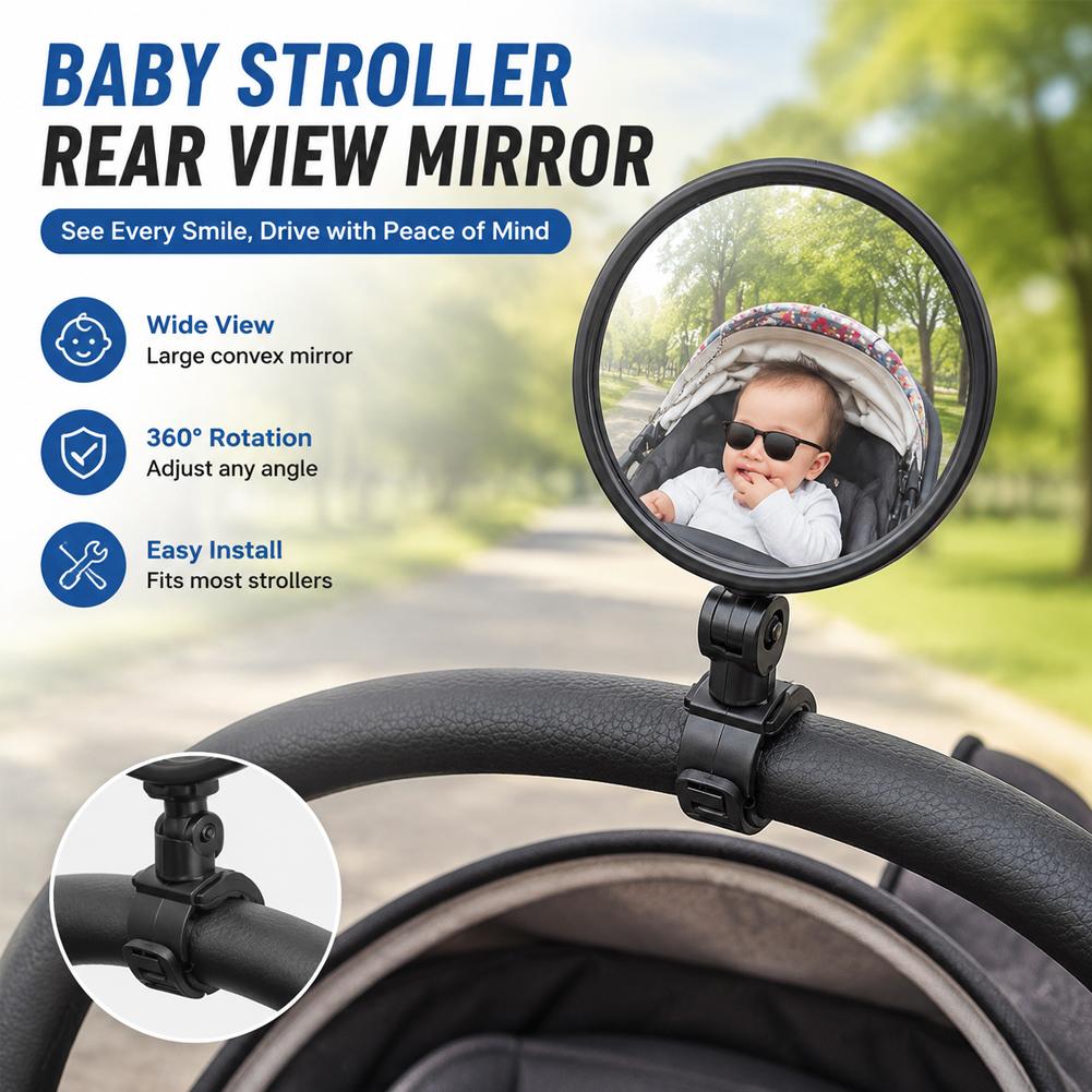 Mountain Biking For Kids - 2Pcs Bike Mirror Adjustable Handlebar Rear