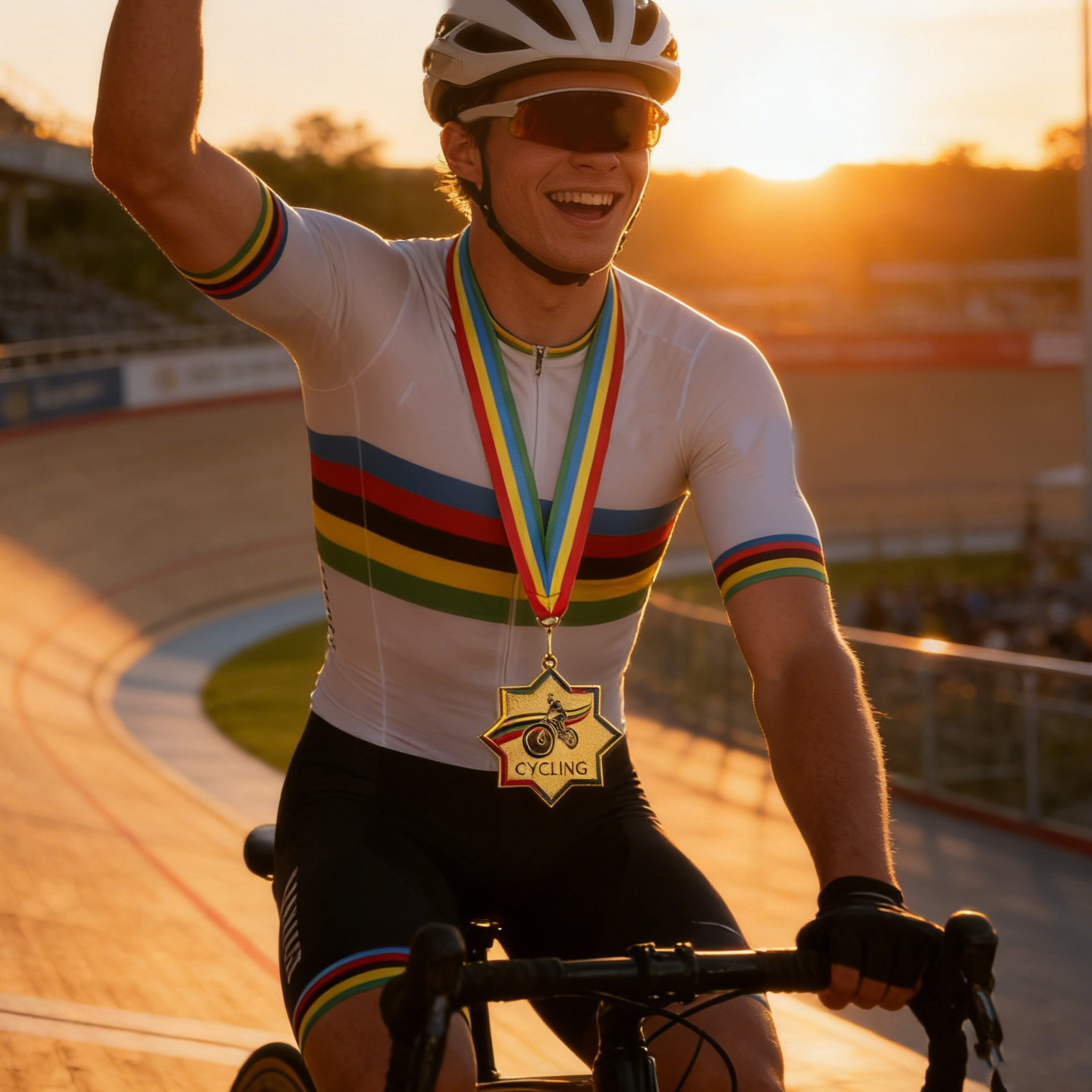 Mountain Biking Tournaments - Premium Zinc Alloy Cycling Medal Bicycle