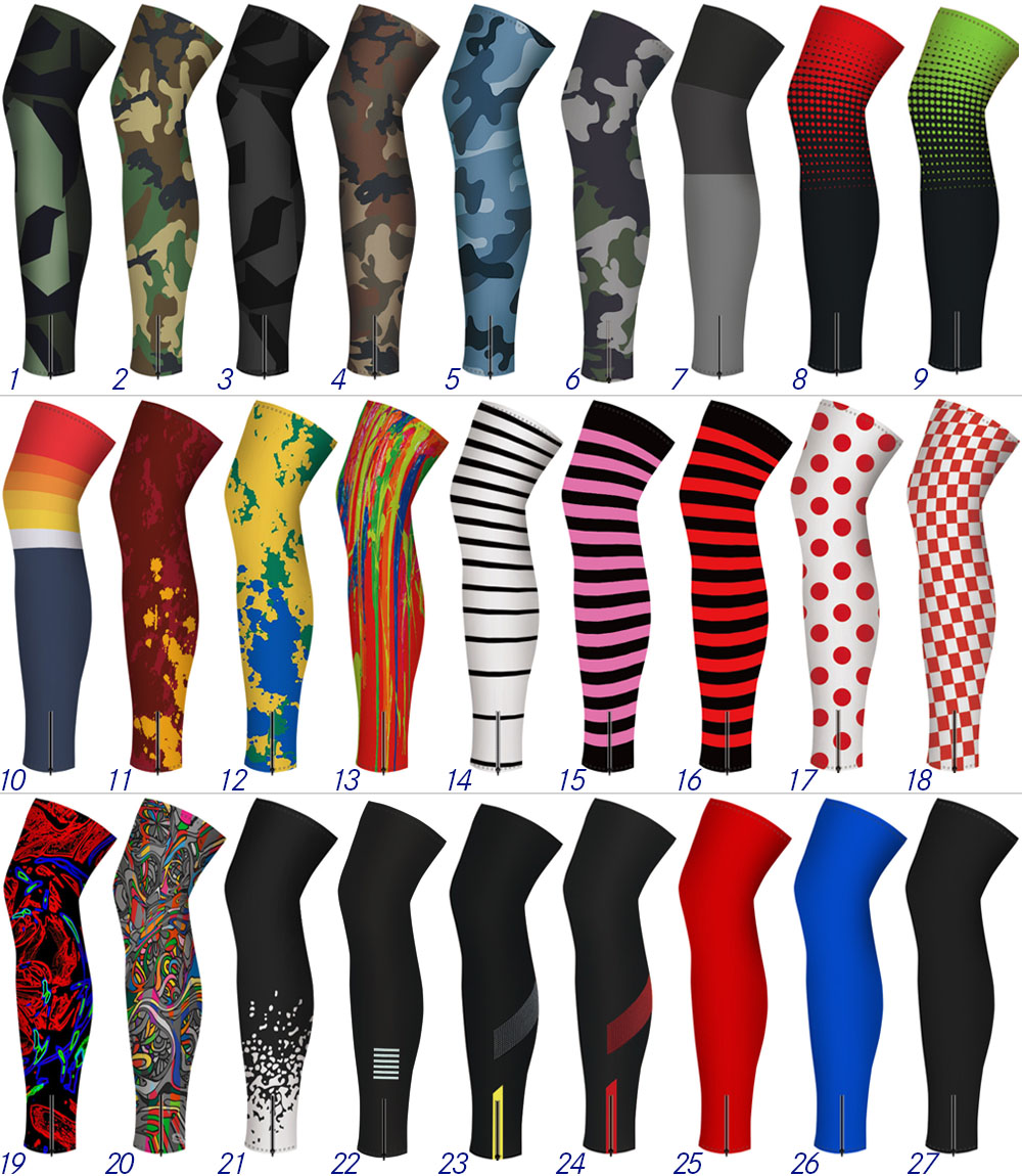 Mountain Biking Gear - Thermal Fleece Cycling Leg Warmers, MTB
