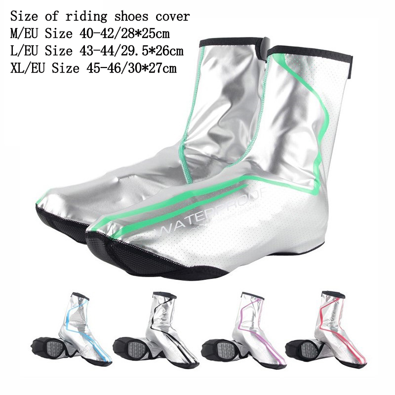 Mountain Biking Shoes - Waterproof Bicycle Shoe Cover Cycling Over-shoes