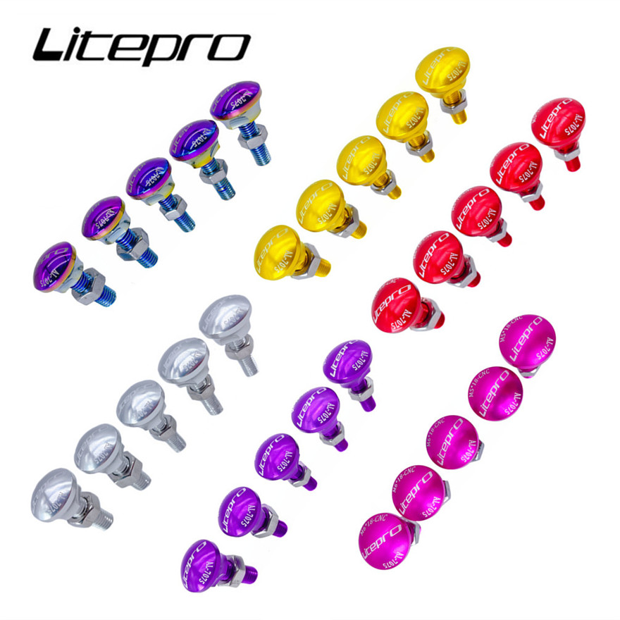 Picture Of Mountain Biking - Litepro 5Pcs Front Wheel Fixing Screw
