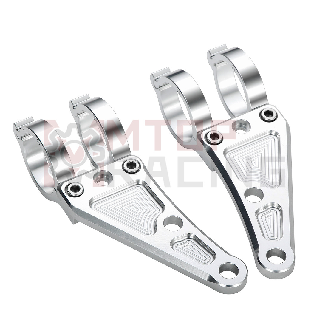 Mountain Biking Derby - Motorcycle CNC Headlight Mount Bracket Fork
