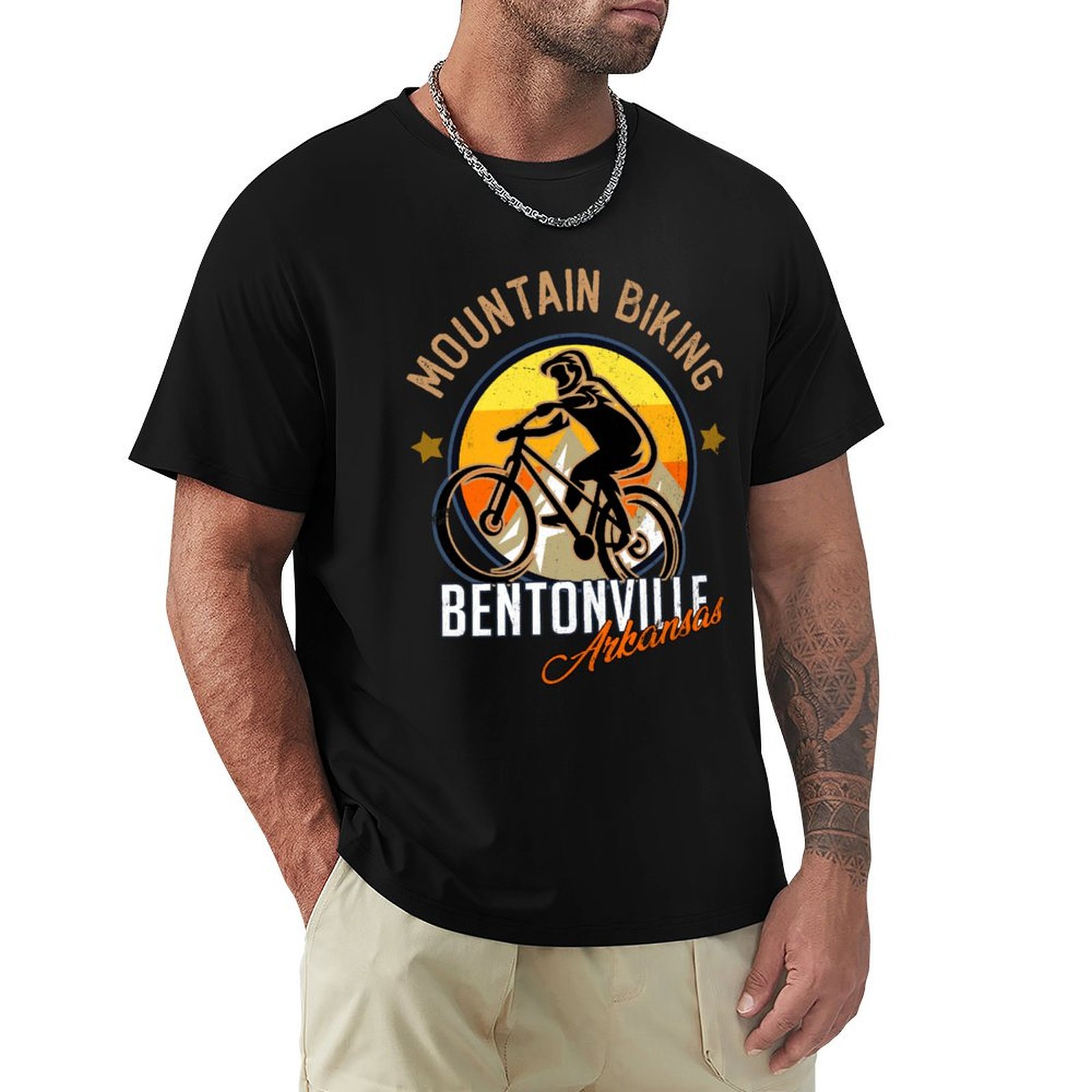 Mountain Biking Bentonville Arkansas - bentonville arkansas mountain biking T-Shirt Relaxed