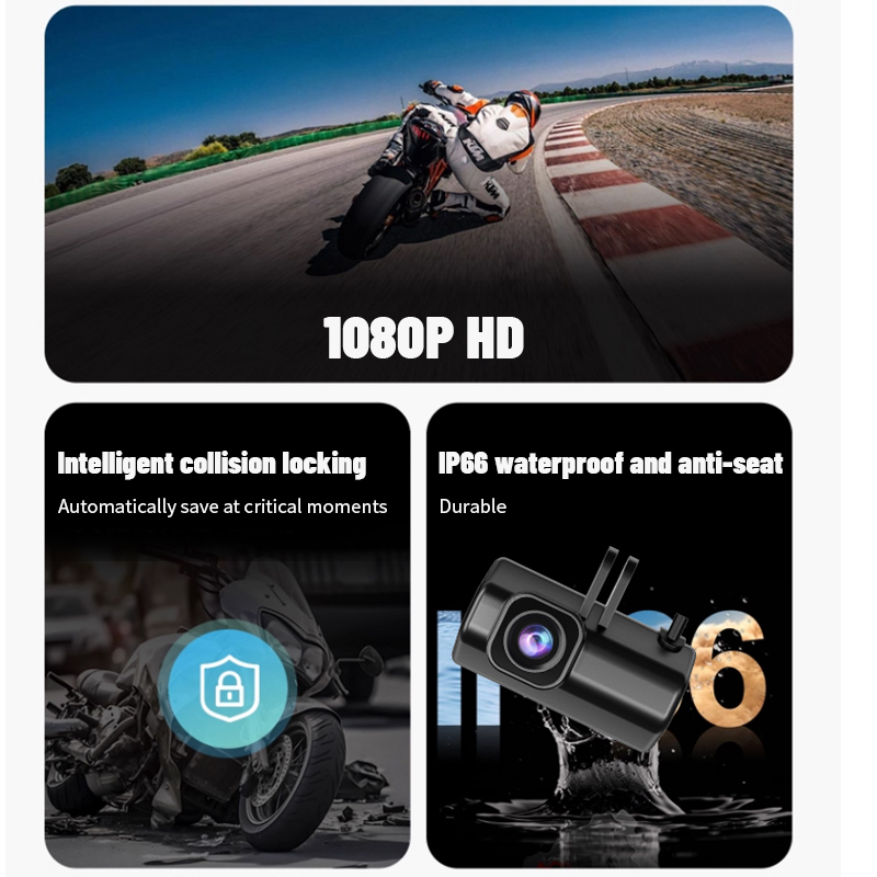 1080P Motorcycle DVR Full Body - Mountain Biking Iceland recension och pris