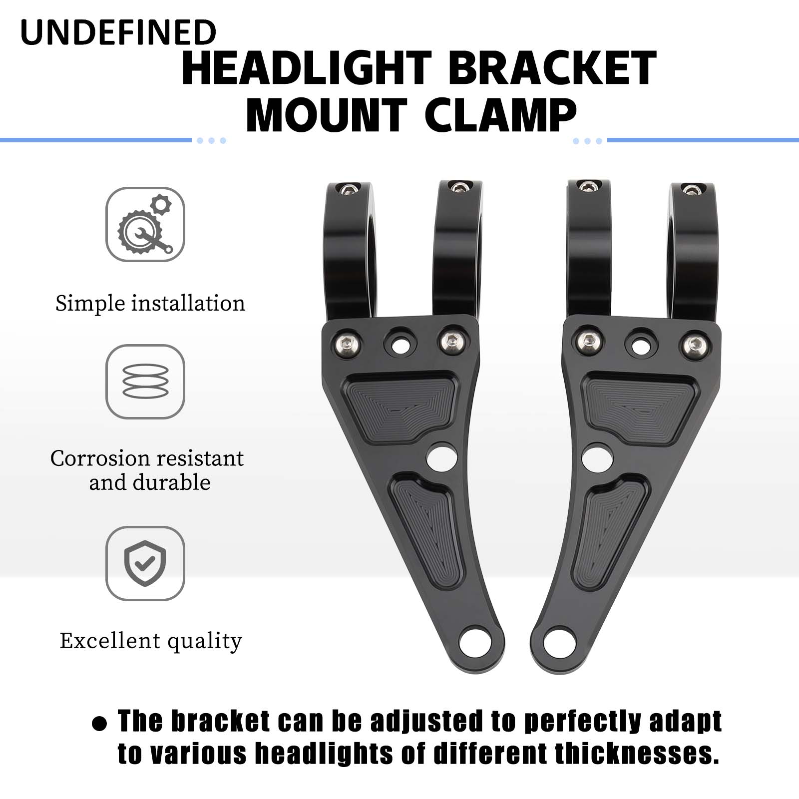 33mm-58mm Headlight Bracket Mo - Mountain Biking Derby recension och pris