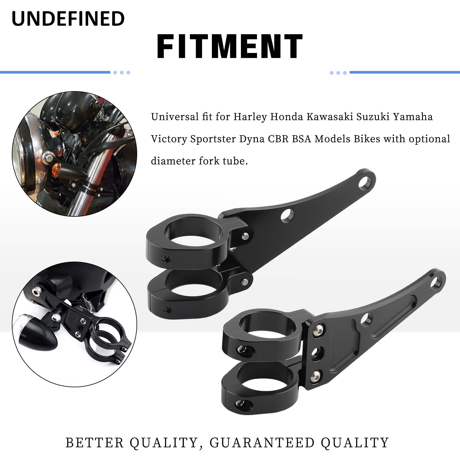 33mm-58mm Headlight Bracket Mo - Mountain Biking Derby recension och pris