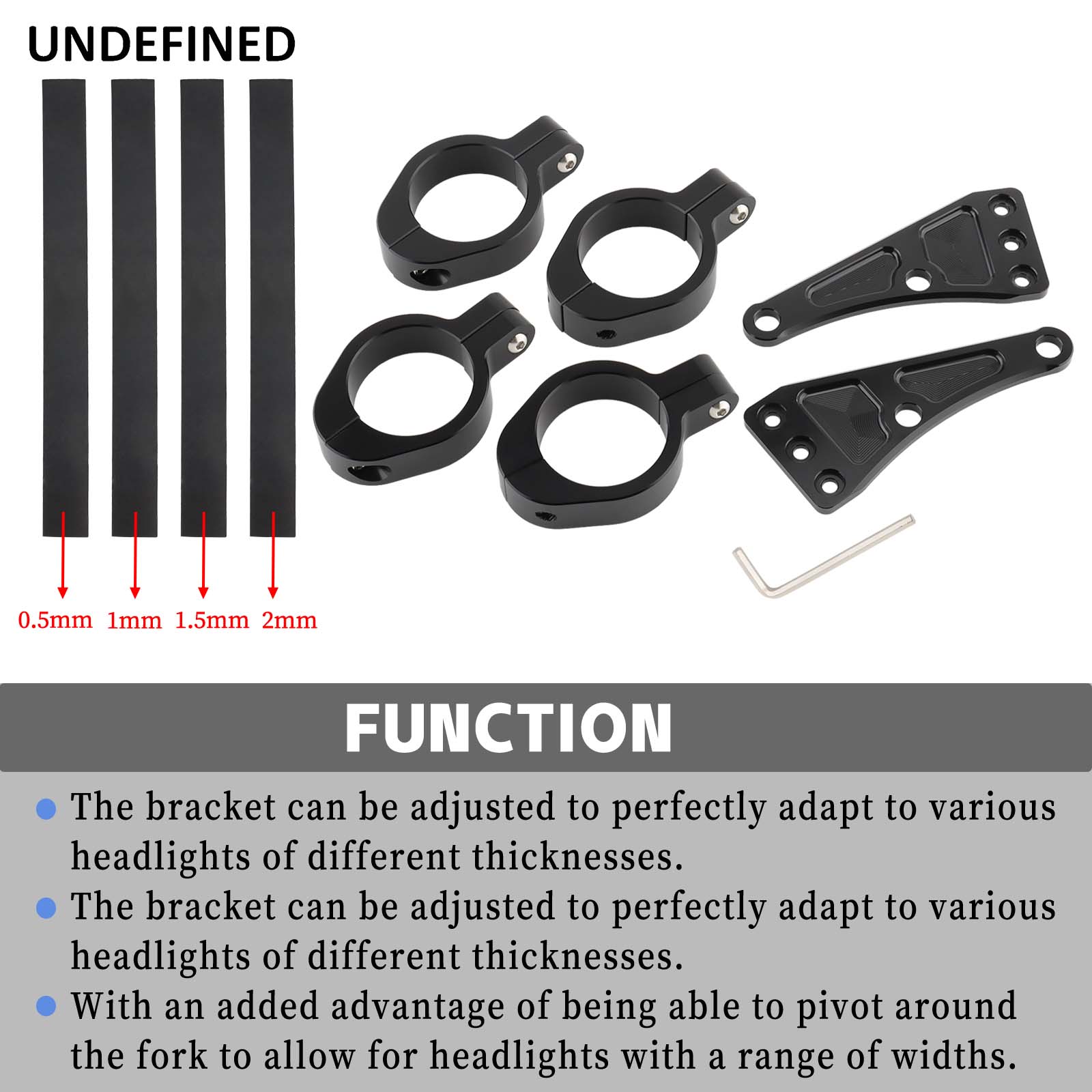 33mm-58mm Headlight Bracket Mo - Mountain Biking Derby recension och pris