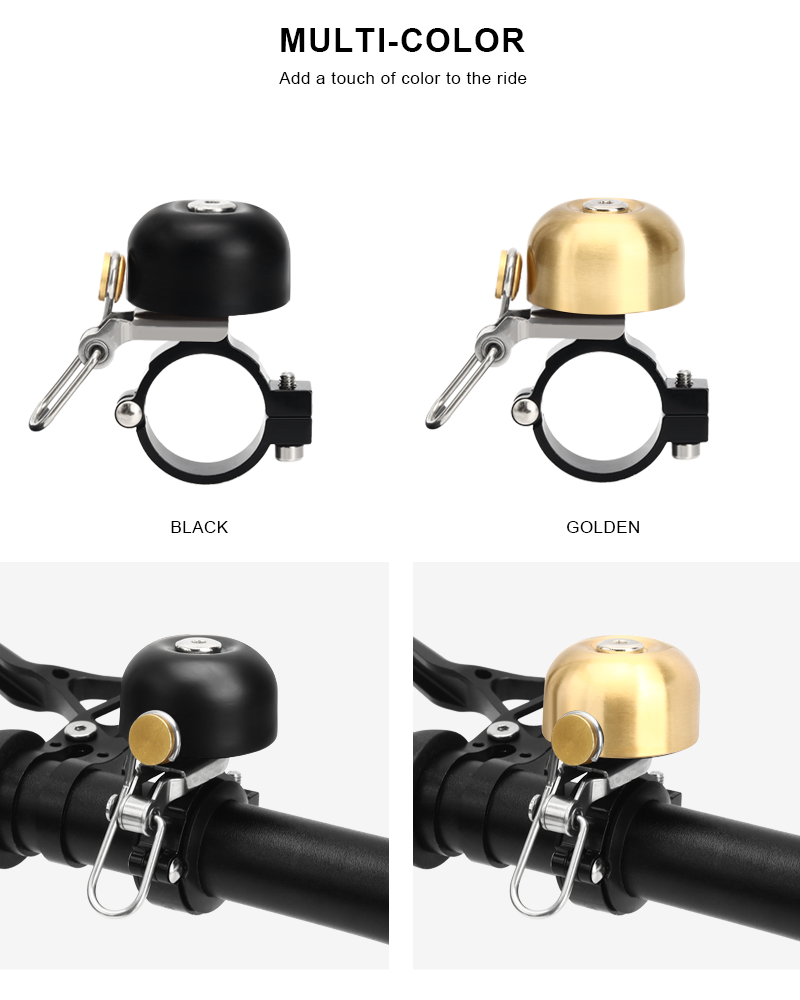 Retro Bicycle Bell Copper Clas - Picture Of Mountain Biking recension och pris