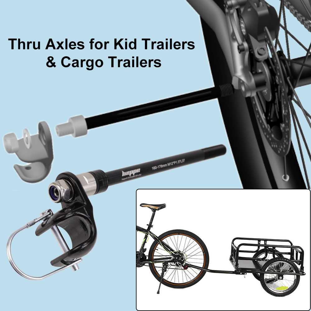 HEPPE Bicycle Trailer Thru Axl - Mountain Biking For Kids recension och pris