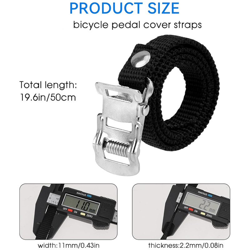 1/2pair Bikes Pedal Toe Straps - Mountain Biking With Dog recension och pris