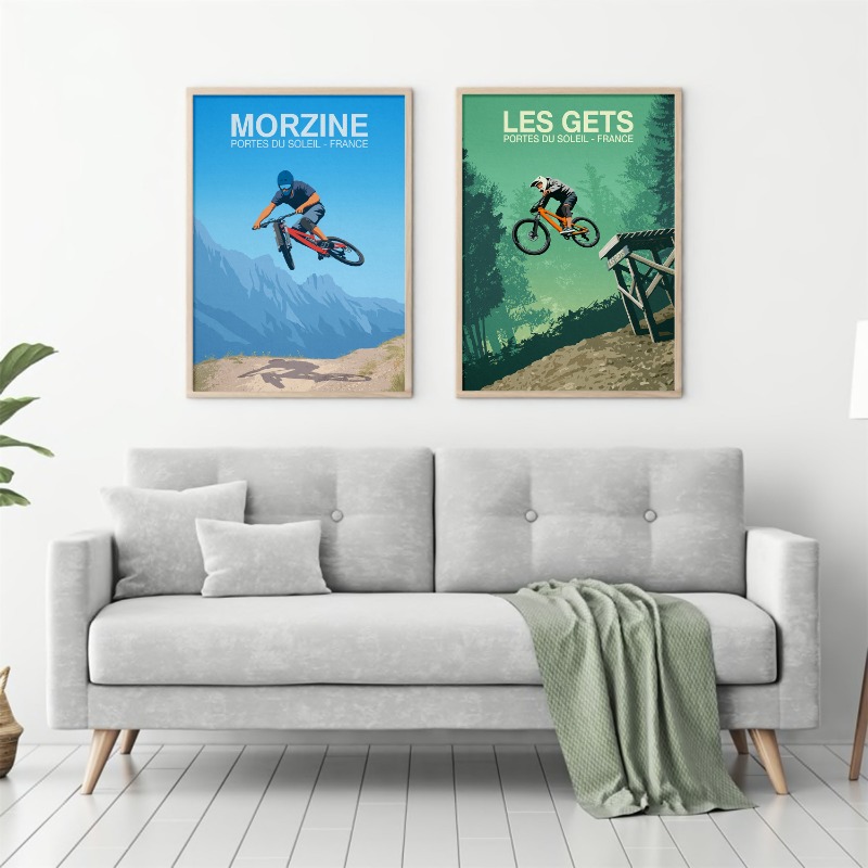 Mountain Bike Trail Poster Sno - Picture Of Mountain Biking recension och pris