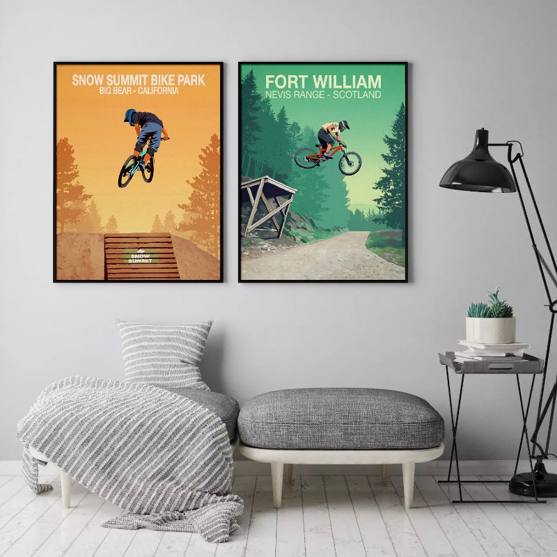 Mountain Bike Trail Poster Sno - Picture Of Mountain Biking recension och pris