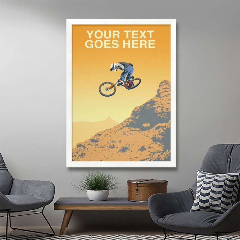 Mountain Bike Trail Poster Sno - Picture Of Mountain Biking recension och pris