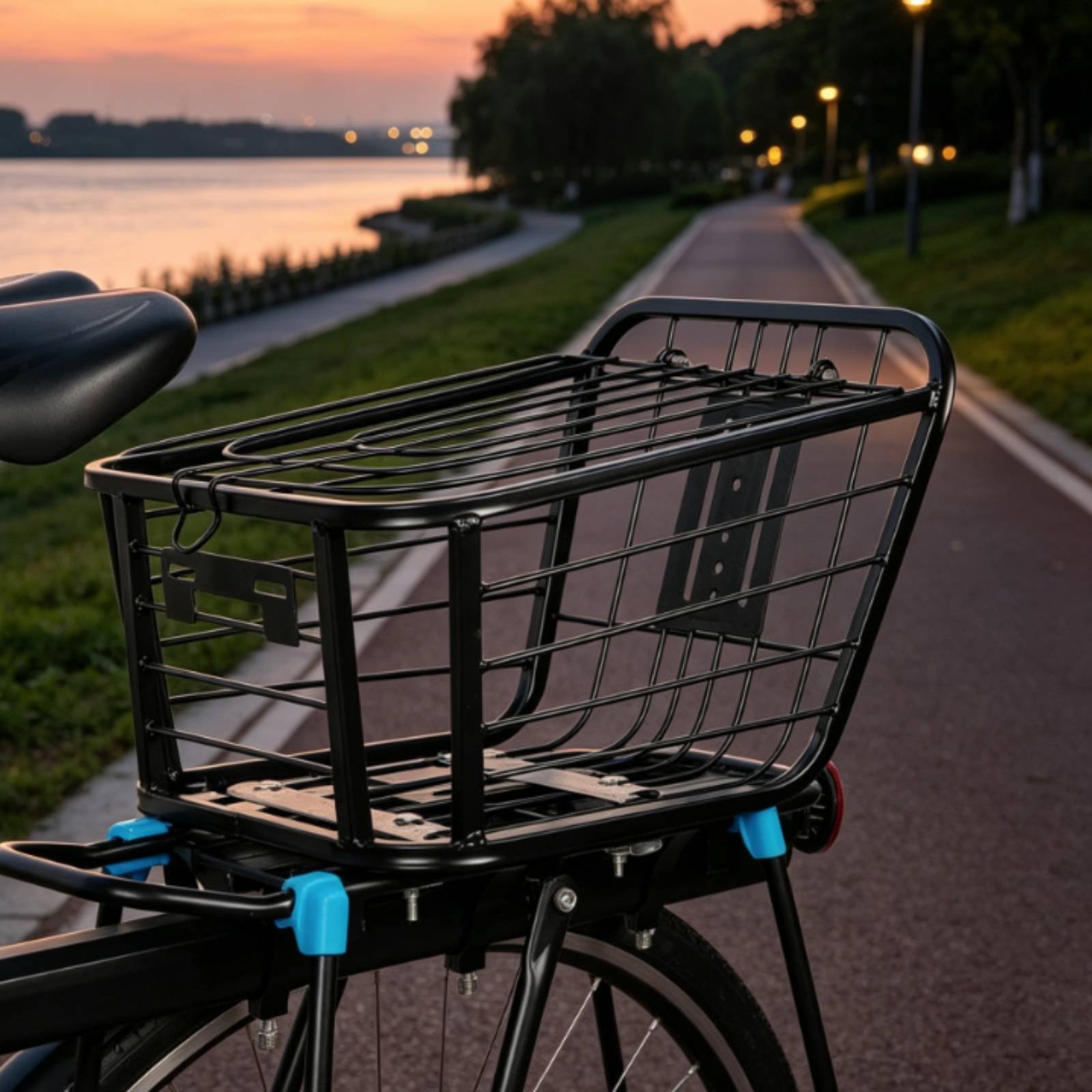 Folding Rear Bike Basket Folda - Mountain Biking Gear recension och pris