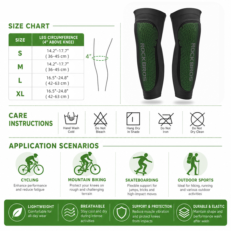 ROCKBROS Cool Sport Legs MTB C - Mountain Biking Gear recension och pris