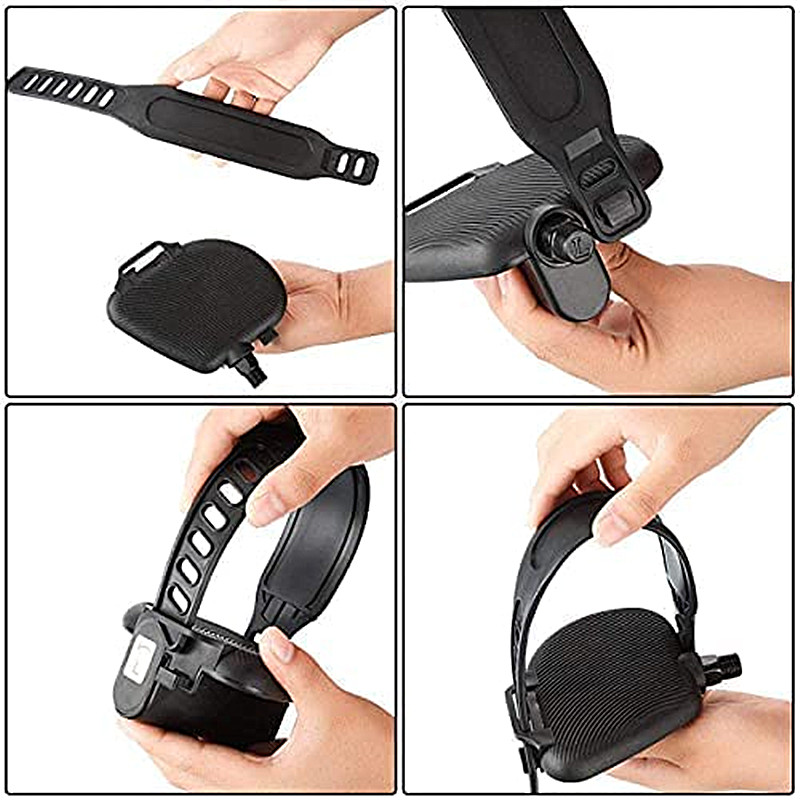 1/2Pair Exercise Bike Pedal St - Mountain Biking For Fitness recension och pris