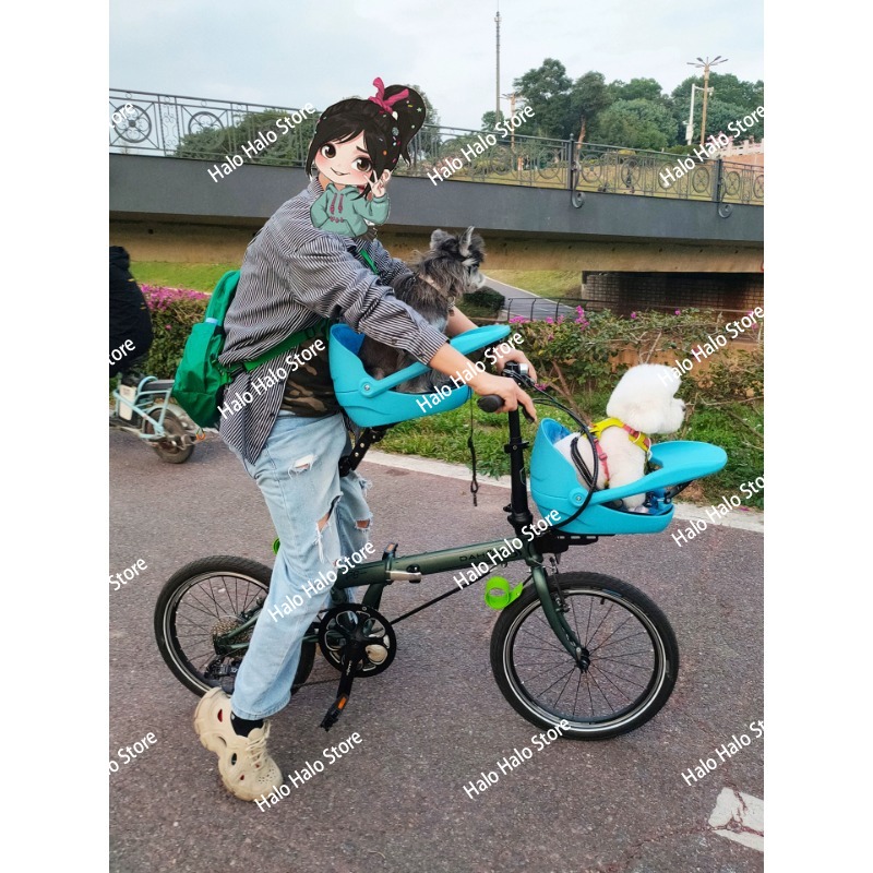Suitable for Small Cloth Foldi - Mountain Biking With Dog recension och pris