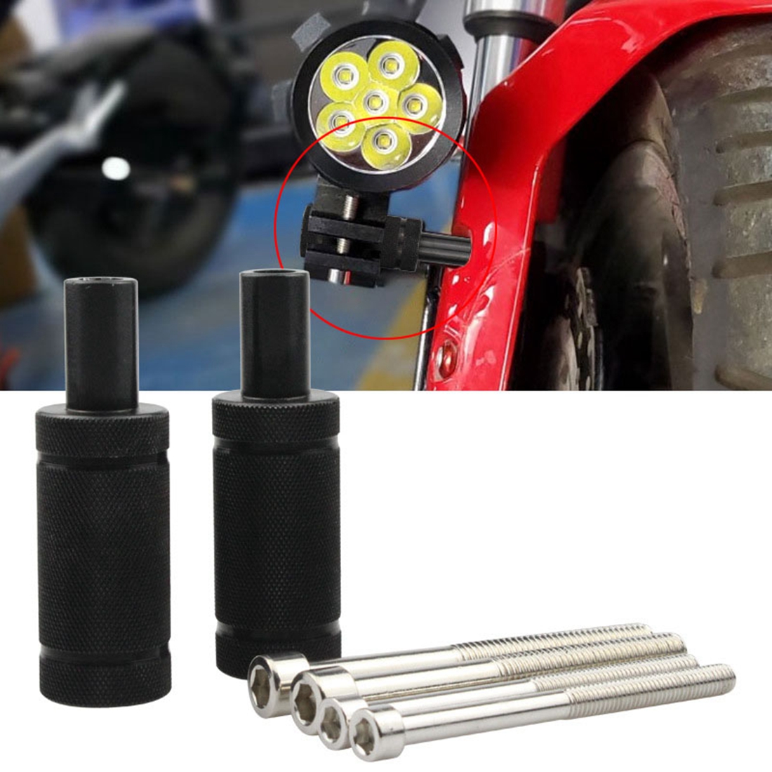 Motorcycle Headlight Mount Hol - Mountain Biking Derby recension och pris